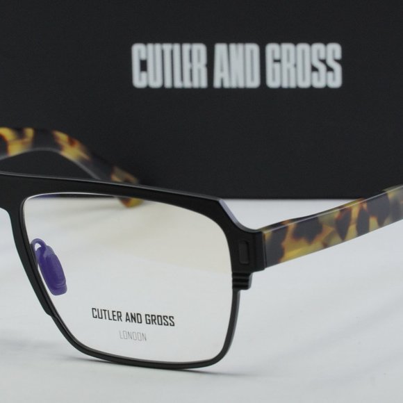 FINAL PRICE NEW CUTLER AND GROSS CGOP1364 003 MATTE BLACK EYEGLASSES - Picture 3 of 7